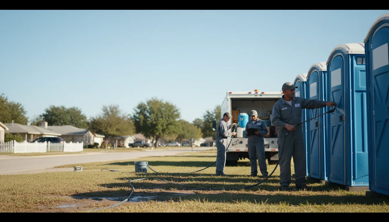 Long-Term Portable Toilet Rental in Lottie, LA near me
